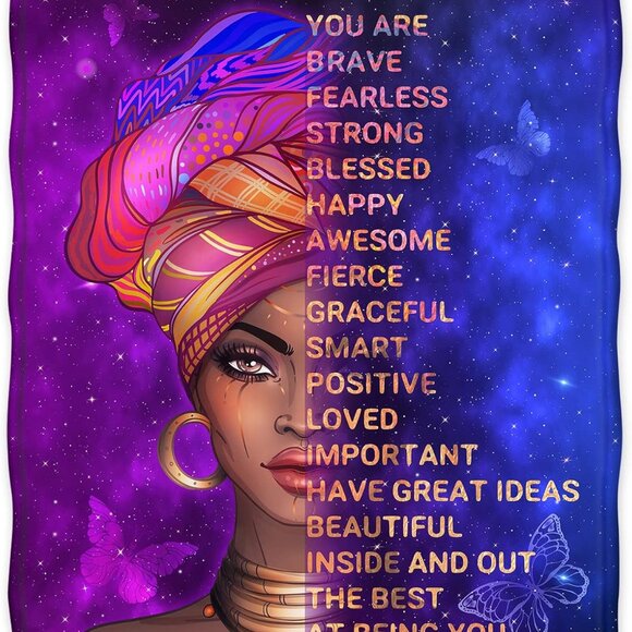 African Soft Cozy Plush Throw Blanket 50"x60" - Picture 4 of 5